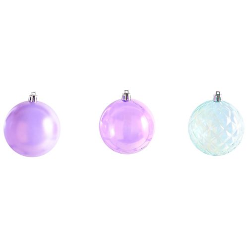 Lot De 24 Boules Asnen Violet