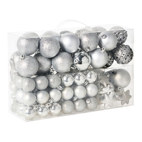 Lot De 102 Boules Bandak Argenté