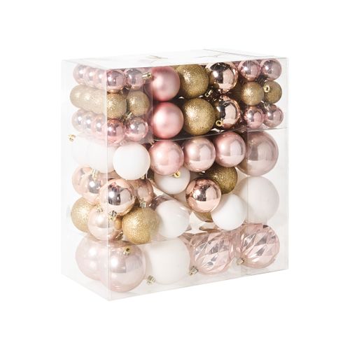 Lot De 114 Boules Gjende Rose