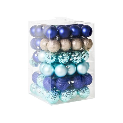 Lot De 96 Boules Pielinen Bleu
