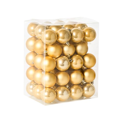 Lot De 60 Boules Fegen Doré