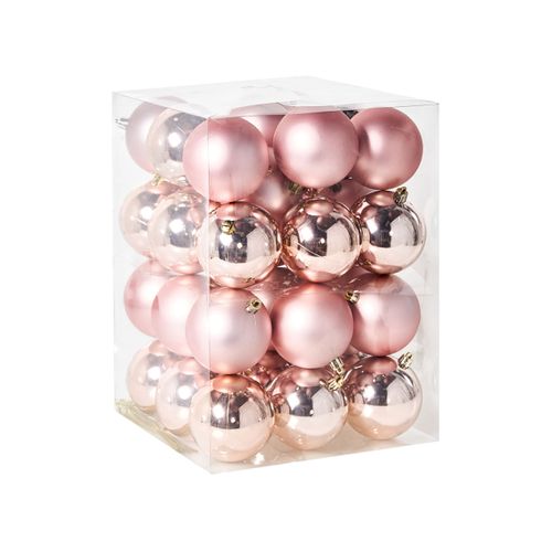 Lot De 36 Boules Bygdin Rose