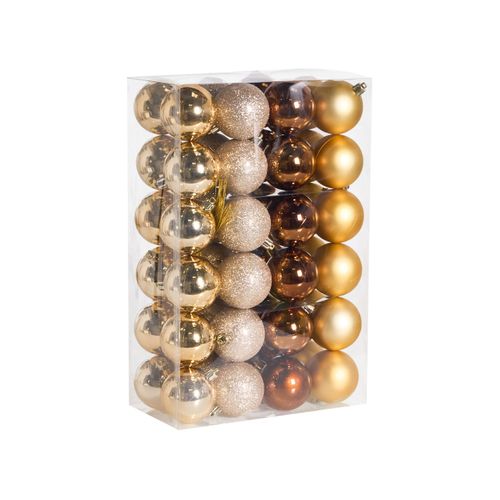 Lot De 48 Boules Kolima Doré