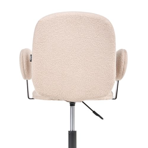 Chaise De Bureau Moraga Bouclé Beige