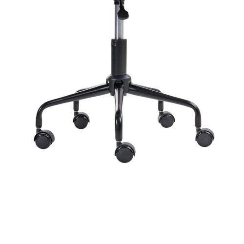 Chaise De Bureau Algerita Tissu Gris Clair