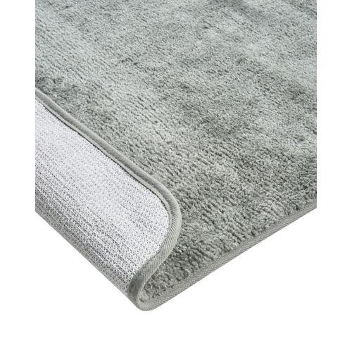 Tapis De Bain Urlana Gris 60 X 90 Cm Microfibre