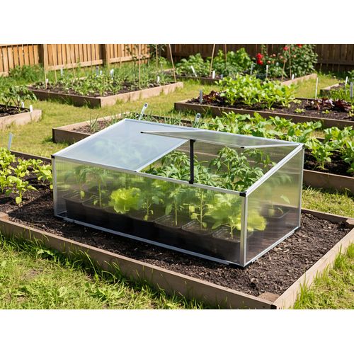 Serre De Jardin Serifos Argenté 60 Cm