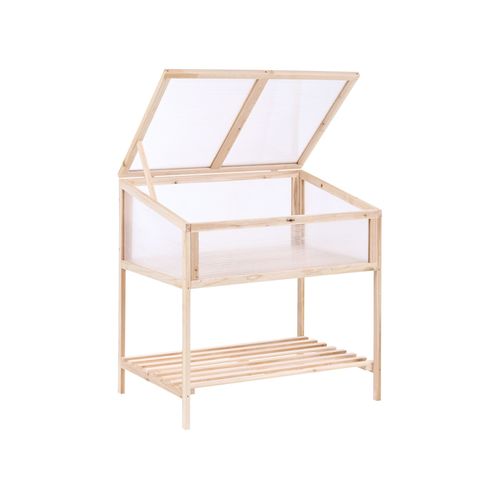 Serre De Balcon Aranova Bois De Sapin Marron Clair 58 Cm