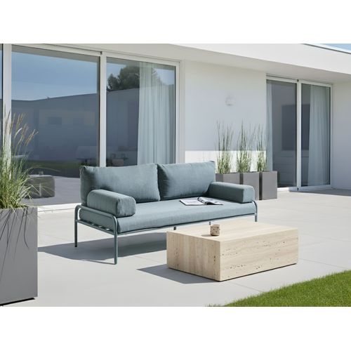 Canapé De Jardin 2 Places Solofra Métal Vert Menthe