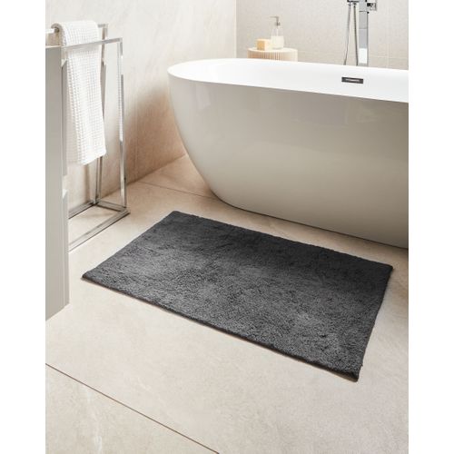Tapis De Bain Goela Noir 60 X 90 Cm Coton