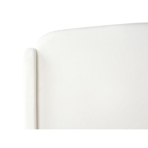 Lit Ottoman Tissu Bernay 180 X 200 Cm Blanc Cassé