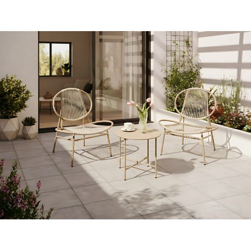 Ensemble Pour Bistro Ovaro Beige