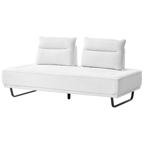 Canapé 3 Places Faxen Tissu Blanc