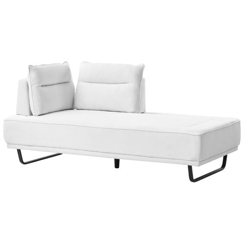 Canapé 3 Places Faxen Tissu Blanc