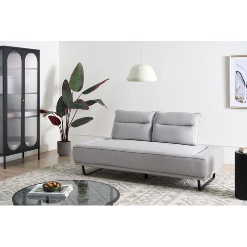 Canapé 3 Places Faxen Tissu Gris