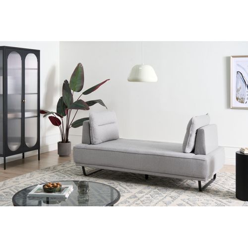 Canapé 3 Places Faxen Tissu Gris