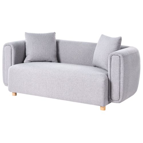 Canapé 2 Places Lillerod Tissu Gris