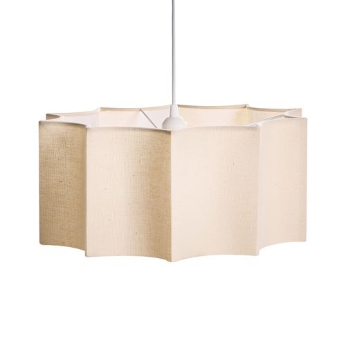 Lampe Suspension Luenha Métal Beige