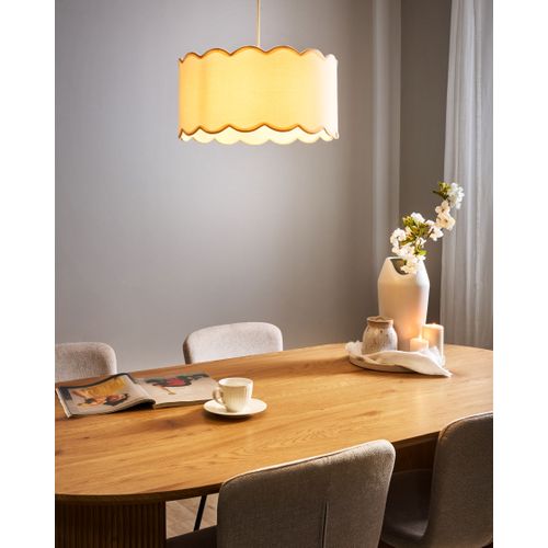 Lampe Suspension Gairezi Métal Blanc/beige