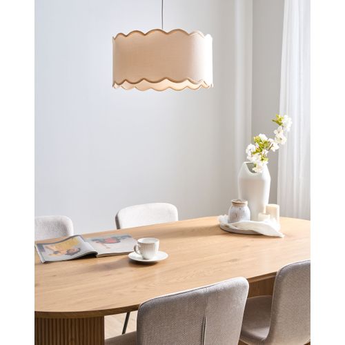 Lampe Suspension Gairezi Métal Blanc/beige