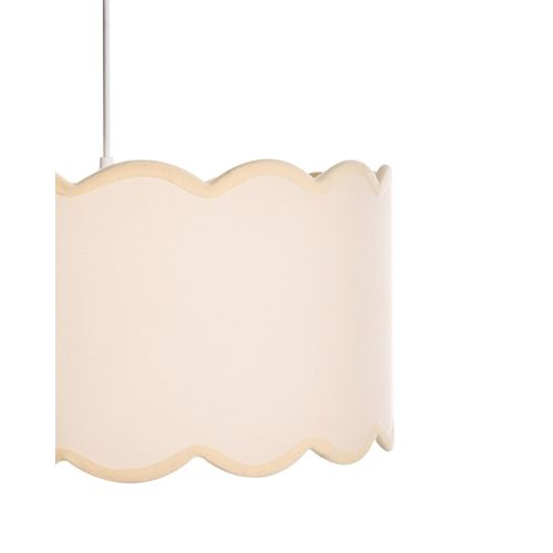 Lampe Suspension Gairezi Métal Blanc/beige