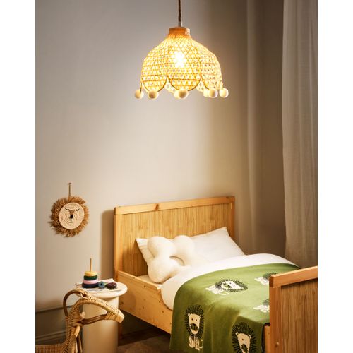 Lampe Suspension Manyame Rotin Naturel