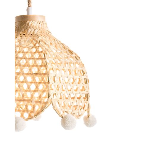 Lampe Suspension Manyame Rotin Naturel