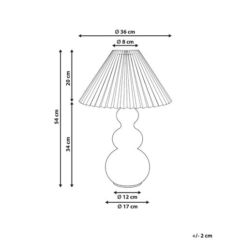 Lampe à Poser Sengwa Verre Vert