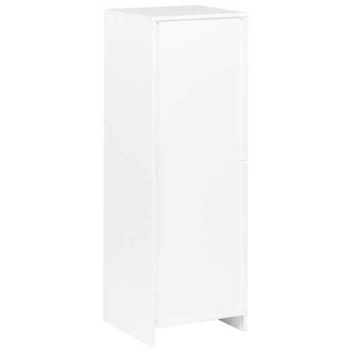 Bibliothèque 3 Étagères Zehna 117 Cm Blanc