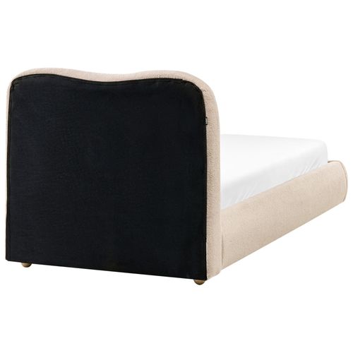 Lit Ottoman Bouclé Blagnac 90 X 200 Cm Beige