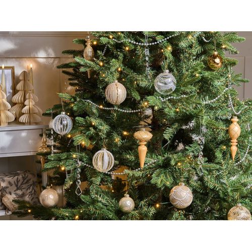 Lot De 35 Boules Bling Verre Doré