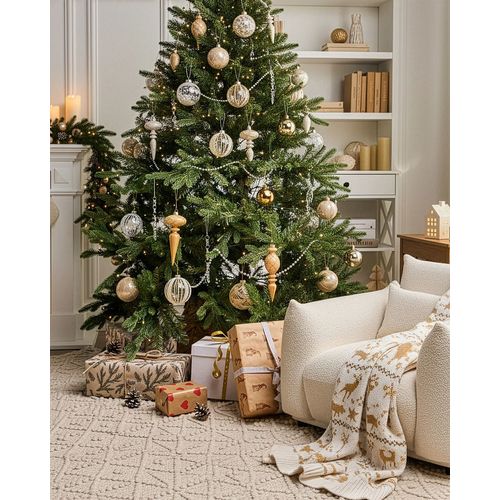 Lot De 35 Boules Bling Verre Doré