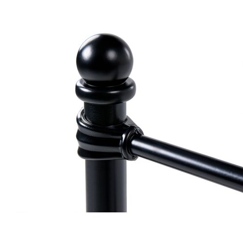 Lit Avec Sommier Métal Lynx 120 X 200 Cm Noir