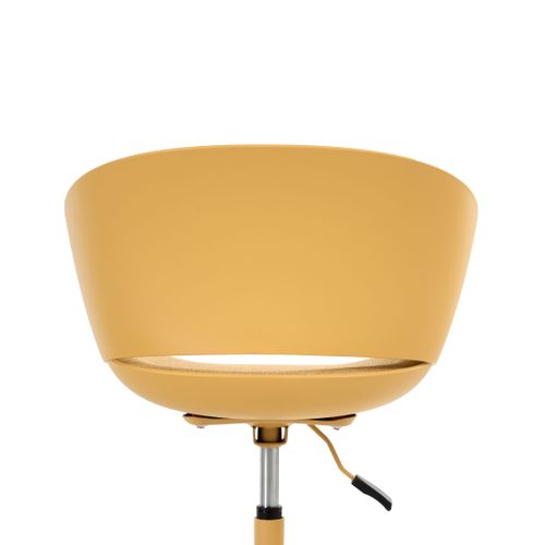 Chaise De Bureau Gleeful Tissu Jaune