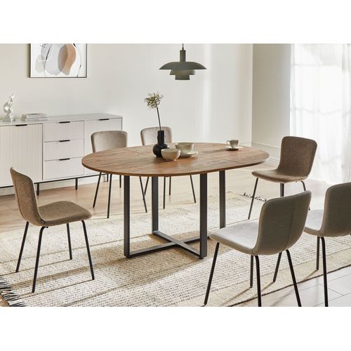 Table De Repas Alexandrina Marron 120/160 Cm 120 Cm