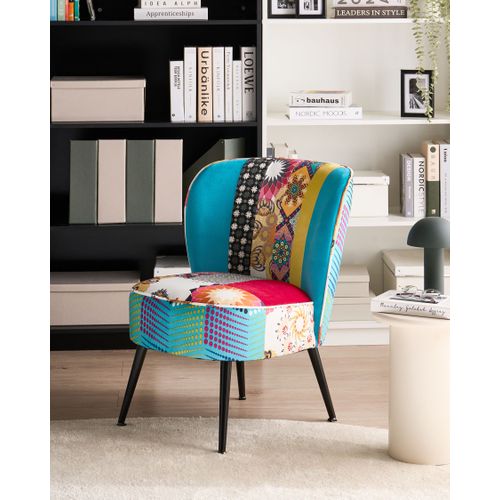 Fauteuil Voss Tissu Bleu