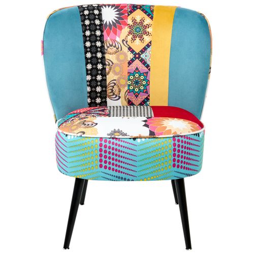 Fauteuil Voss Tissu Bleu