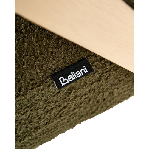 Fauteuil Skei Bouclé Vert Foncé