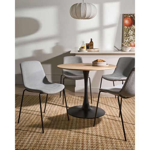 Lot De 4 Chaises De Salle à Manger Tiller Gris