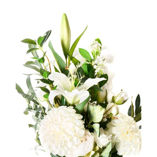 Bouquet De Fleurs Artificielles Parreira 67 Cm Blanc