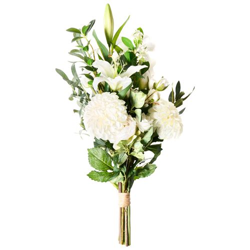 Bouquet De Fleurs Artificielles Parreira 67 Cm Blanc