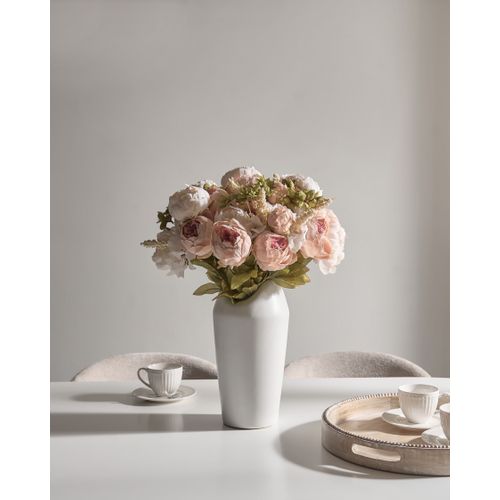 Bouquet De Fleurs Artificielles Raposa 45 Cm Rose Pastel