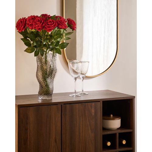 Bouquet De Fleurs Artificielles Mafra 60 Cm Rouge