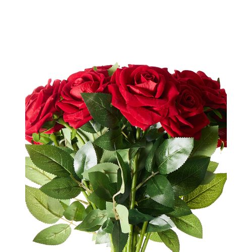 Bouquet De Fleurs Artificielles Mafra 60 Cm Rouge