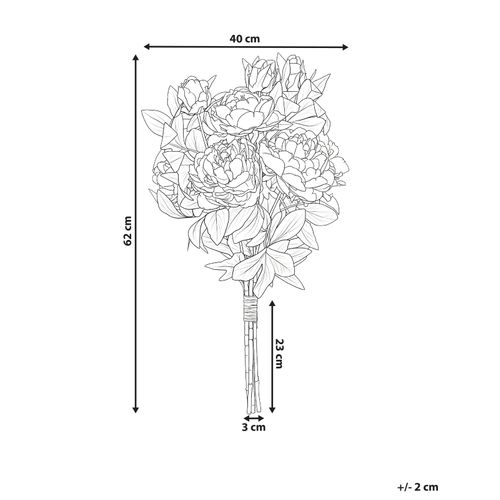 Bouquet De Fleurs Artificielles Colares 62 Cm Rose