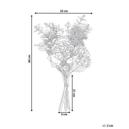 Bouquet De Fleurs Artificielles Minde 60 Cm Rose