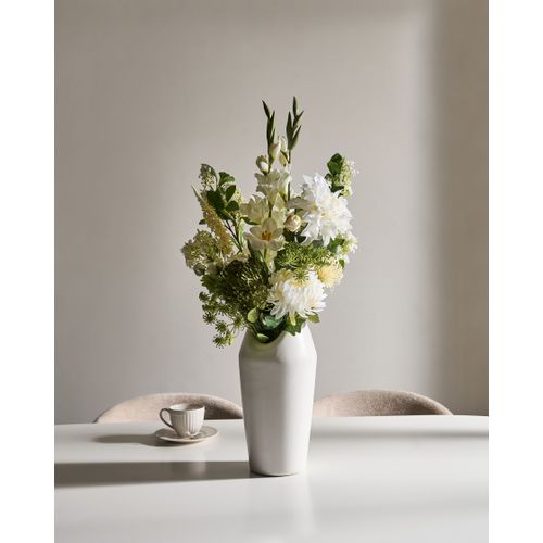 Bouquet De Fleurs Artificielles Louro 70 Cm Blanc