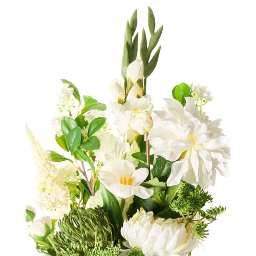 Bouquet De Fleurs Artificielles Louro 70 Cm Blanc