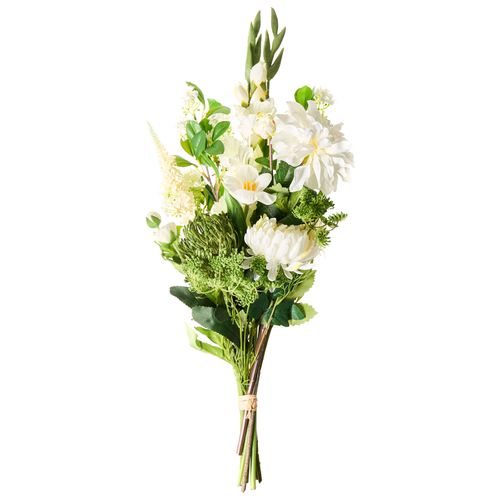 Bouquet De Fleurs Artificielles Louro 70 Cm Blanc