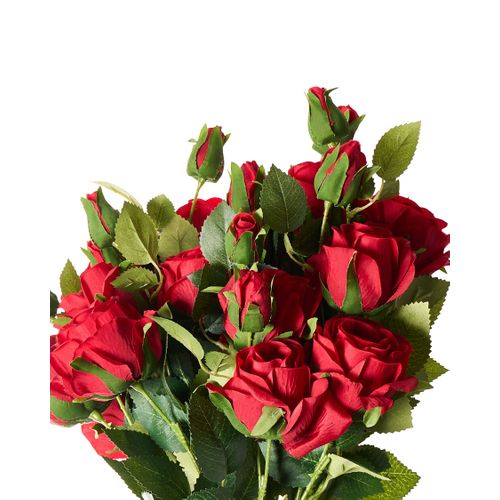 Bouquet De Fleurs Artificielles Boiro 65 Cm Rouge